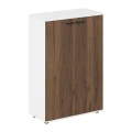 Шкаф средний 800x400x1200, 2-х дверный, задняя стенка HDF Сигма / Sigma